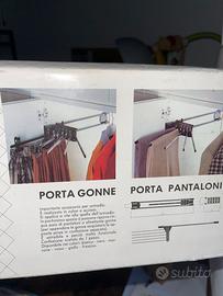 appendiabiti gonne e pantaloni per armadio 