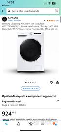 Lavasciuga samsung come nuova