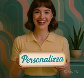 Lampada lightbox personalizzata - logo,nomi,frasi