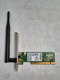 Adattatore di rete WIRELESS PCI - WI-FI internet 