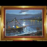 arte carboncino su compensato unico e originale