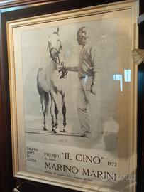 manifesto premio marino marini 1972 autografato