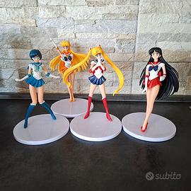 action figure sailor moon set di 4 personaggi