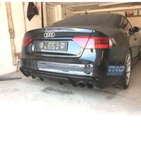 DIFFUSORE AUDI A5 B8 B81 COUPE CABRIO 11-16 LOOK R