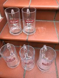 Boccali Peroni 1 litro in vetro