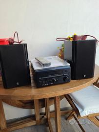Yamaha CD stereo con 2 casse