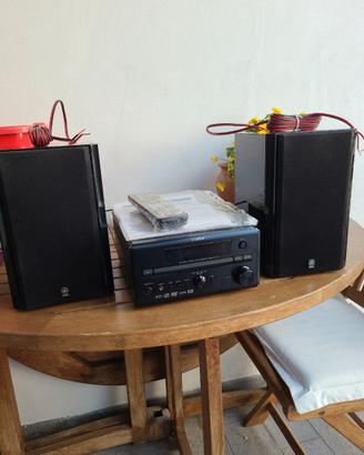 Yamaha CD stereo con 2 casse