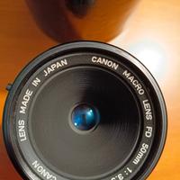 Canon macro lens fd 50mm 1 3.5