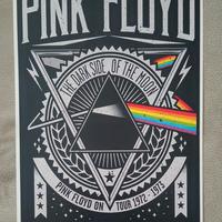 PINK FLOYD POSTER LOCANDINA TOUR LIVE 1972 73