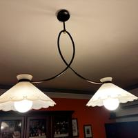 Lampadario doppio