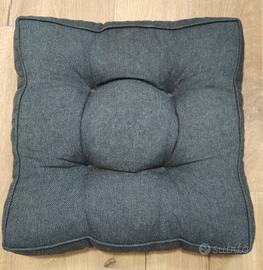 Cuscino divano/ sedia 52 x 52 grigio scuro 