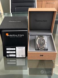 Hamilton cronografo valjoux 7750 corredo completo