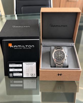 Hamilton cronografo valjoux 7750 corredo completo
