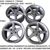 Cerchi In Lega Da 15" Per Bmw E30 - Golf 1 - 2