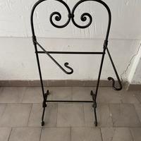 Porta asciugamani ferro battuto