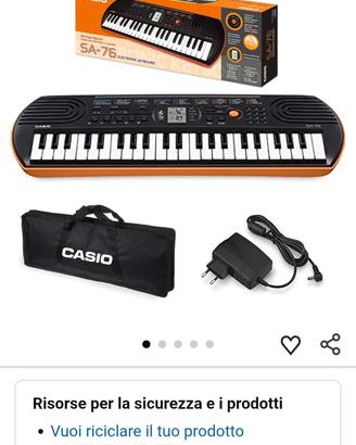 Kit Pianola Tastiera Casio SA76