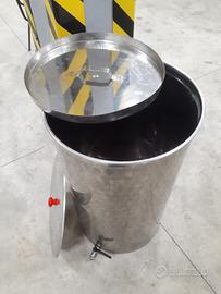 Botte Serbatoio inox vino 75 litri, cisterna