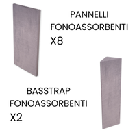Set panneli fonoassorbenti studio di registrazione
