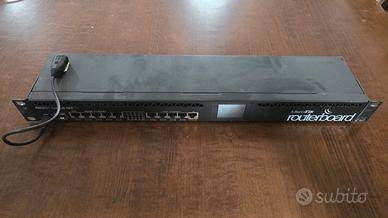 Router/switch Mikrotik RB2011UiAS-RM no aliment. 