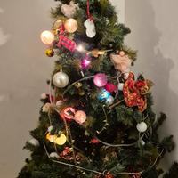 Albero di natale addobbato 