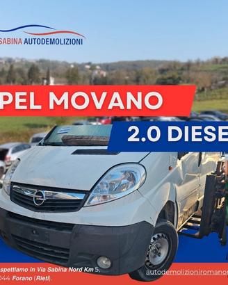Opel movano ricambi usati vettura rottamata
