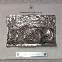 Rara targa ASI automotoclub storico italiano