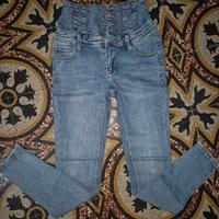 jeans skinny alta vita