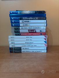Lotto giochi e custodie PS4/PS3/PS2/Wii