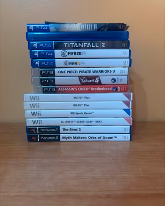 Lotto giochi e custodie PS4/PS3/PS2/Wii
