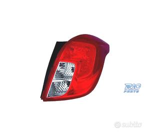 FANALE DESTRO PER OPEL MOKKA 12-16 BIANCO ROSSO