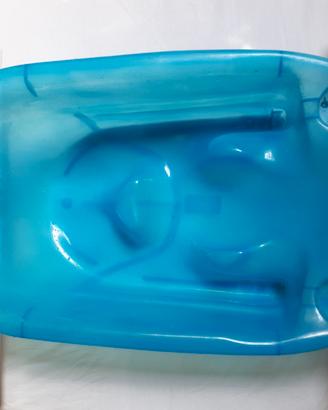 Vaschetta anatomica per bagno neonato, in plastica