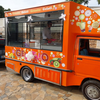 Auto negozio gelateria piaggio Porter Maxxi