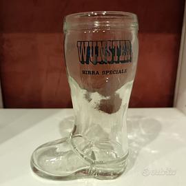 Bicchiere Stivale Birra Wunster #Vintage