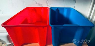 Set 2 Contenitori IKEA Impilabili Salva spazio