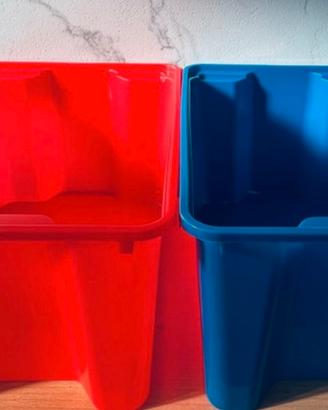 Set 2 Contenitori IKEA Impilabili Salva spazio