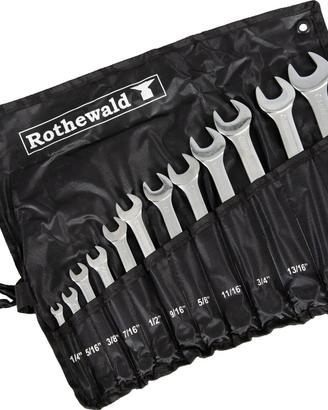Serie Kit Set Forchetta/Anello 12 PZ Chiavi Fisse 