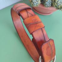 Cintura artigianale in cuoio
