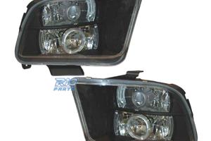 FARI PER FORD MUSTANG 05- OCCHI ANGEL LED NERO