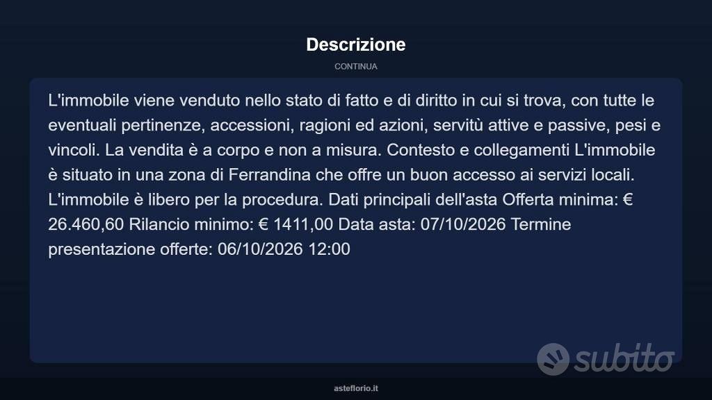 Appartamento – Ferrandina, Rione Santa Maria, Matera - Vista 3