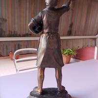 statuetta di bronzo 