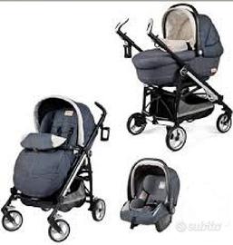 Poussette peg cheap perego denim