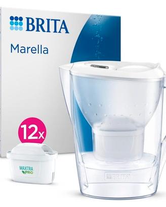 caraffa filtrante MAXTRA Marella, 12x filtri acqua