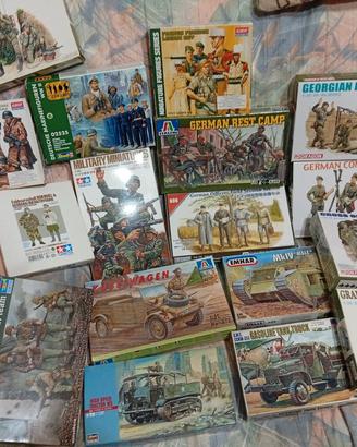 soldatini guerra esercito 30 scatole montaggio