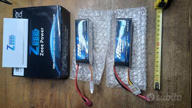 Batterie Lipo Zeee Nuove 2pezzi 4s 2200mAh 50c