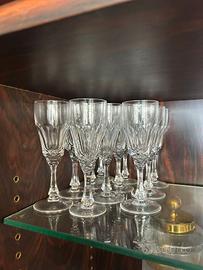 Set 11 bicchieri di cristallo