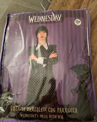 Costume travestimento mercoledi addams