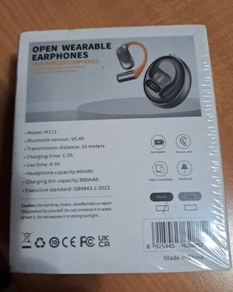cuffiette bluetooth 