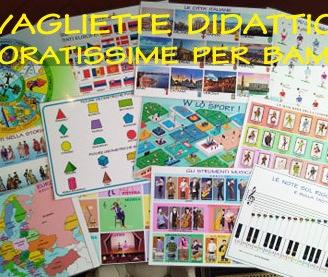 Tovagliette didattiche per bambini