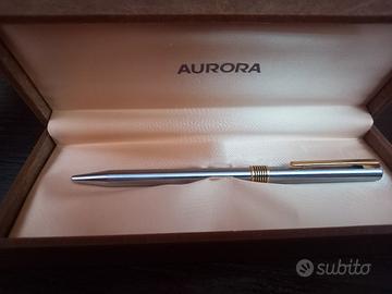 2 penne aurora in argento e oro