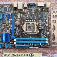 Scheda madre 1155 Asus P8H61-M LE  cpu ram ssd